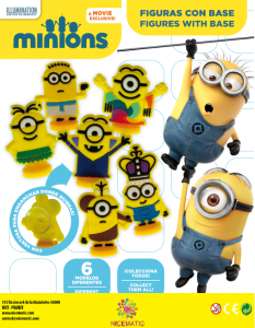 minions figurine ventouse