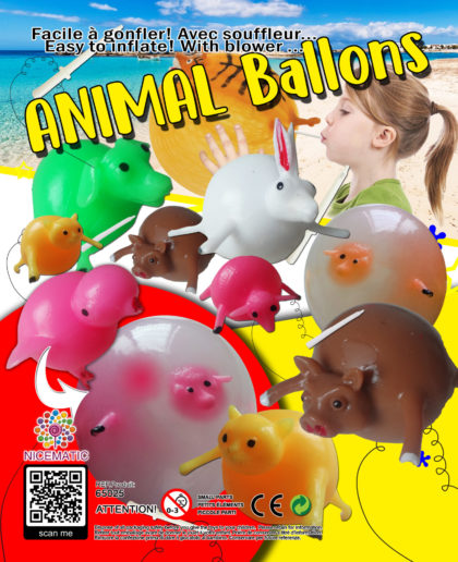 20X25 CM - animal ballons  copie