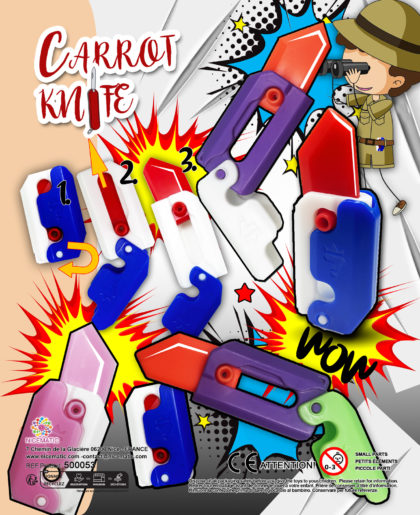carrot knife - capsules 50 mm