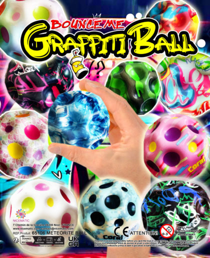 graffiti ball 20x25 cm  copie