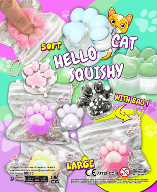 hello cat squishy - 20x25 cm - 65115 copie