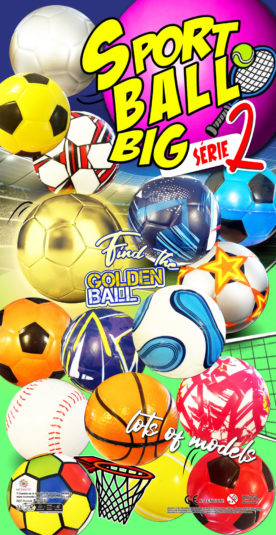 f1003 - sport ball 30x60 cm - display  copie
