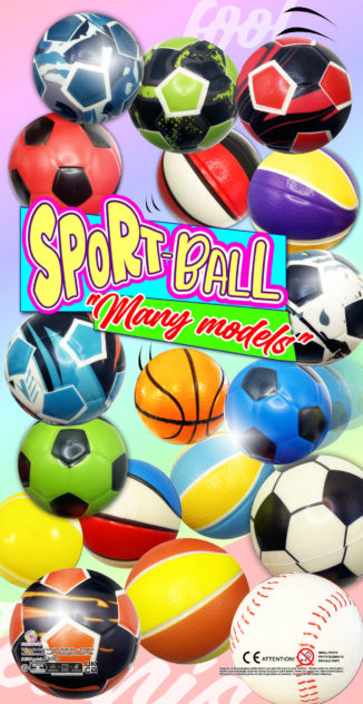 sport ball - 30x60 cm - display - f9001 copie