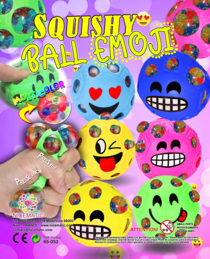 squishy- ball emoji 58 mm - 65-053 copie