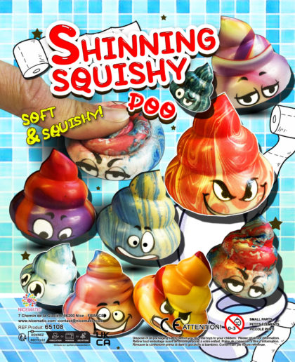 shinning squishy poo 20x25 cm