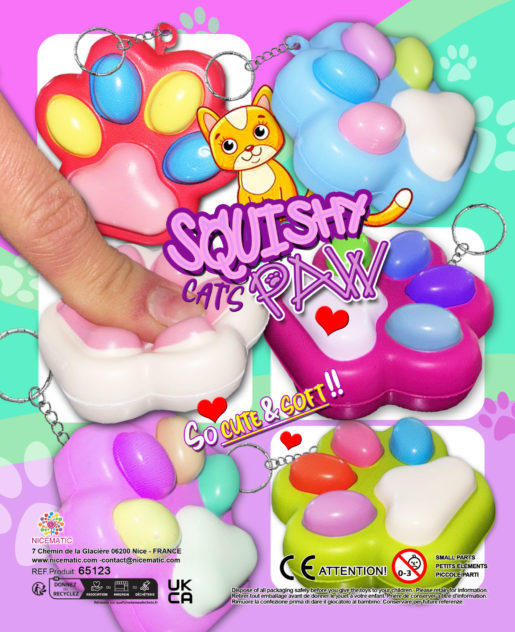 squishy cats paw 20x25 cm - 65123 copie