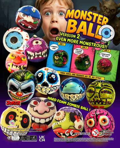 Monster ball 20x25 cm - F1006 copie